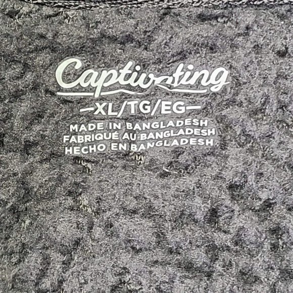 Boise State Broncos Gray Sherpa Half-Zip Pullover Jacket XL Captivating BSU - Picture 2 of 10